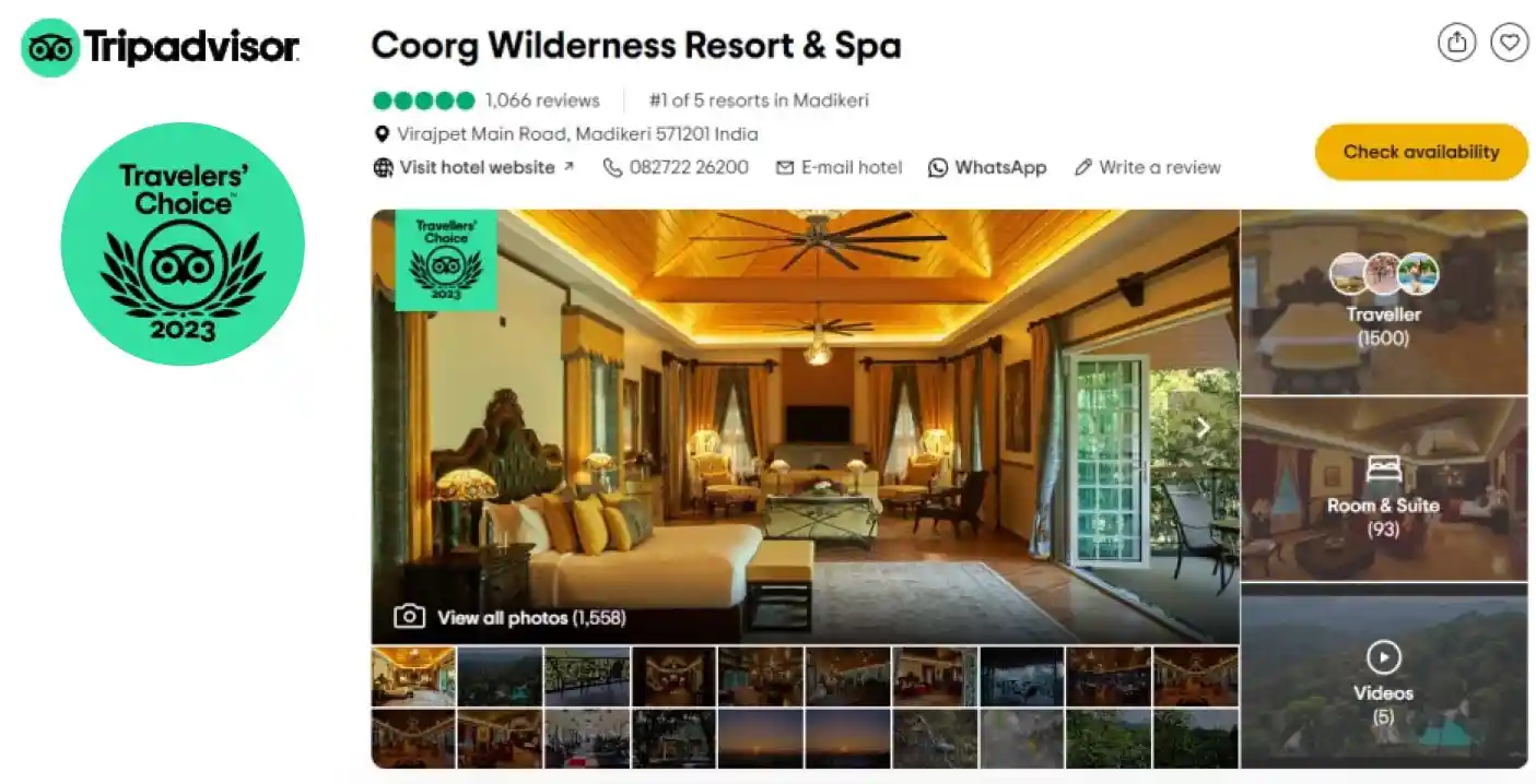 Coorg Wilderness Resort & Spa