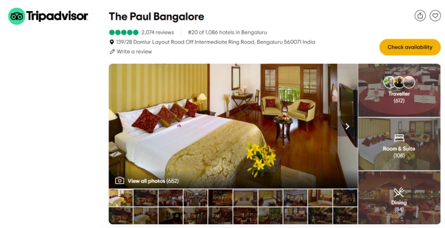 The Paul Bangalore
